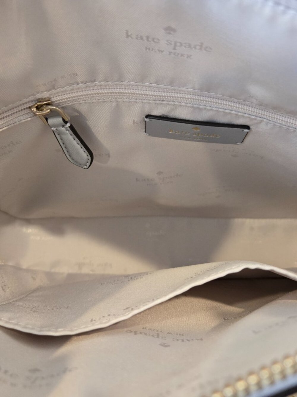 Kate Spade Lena Colorblock Large Swingpack Crossbody in Mountain Gray Multi -EUC - Picture 12 of 14